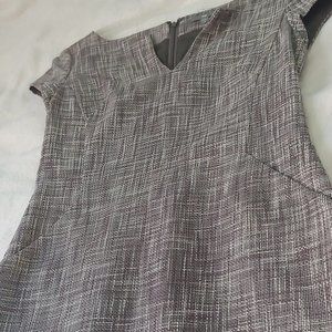 Grey tweed-like shift dress, Gap, size 4